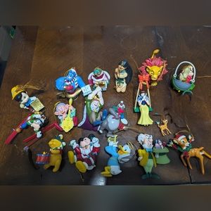 19 vintage GROLIER DISNEY ORNAMENT